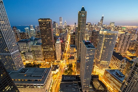 Городские пейзажи Чикаго. Eric Hines