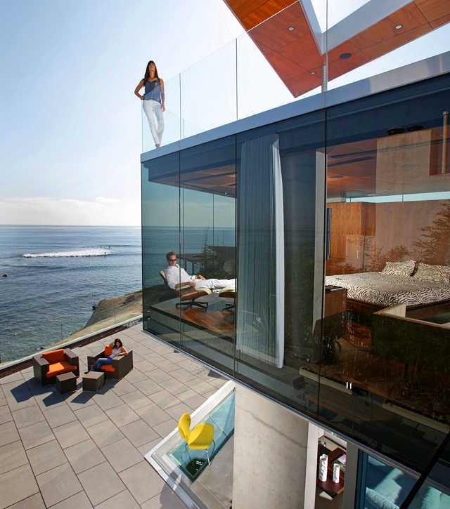 Lemperle Residence с видом на океан в Калифорнии