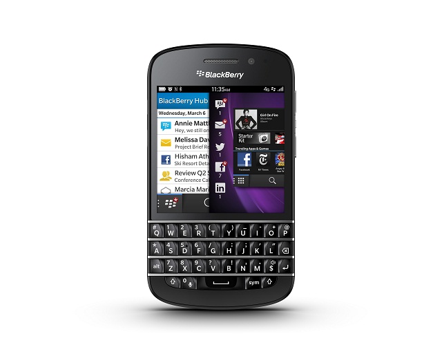 Новые смартфоны BlackBerry Z10 и Q10