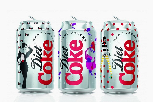 Марк Джейкобс представил дизайн банок Diet Coke