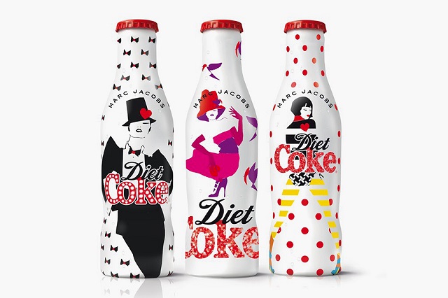 Дизайн бутылок от Марка Джейкобса и Diet Coke