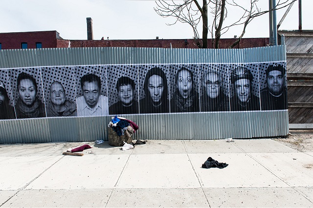 Проект JR "Inside Out" в Нью-Йорке