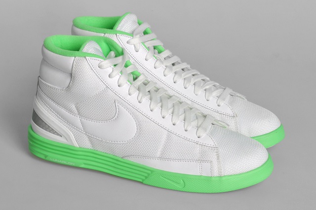 Кеды Nike Lunar Blazer “White/Poison Green”