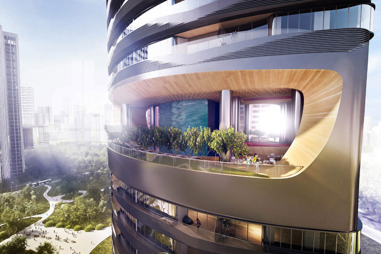 Жилой дом в Сингапуре по проекту кузовного ателье Pininfarina