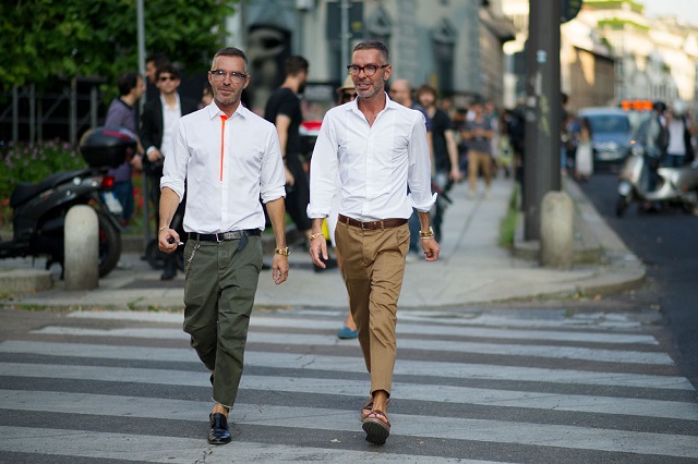 Уличный стиль: Неделя мужской моды в Милане Весна/Лето 2013