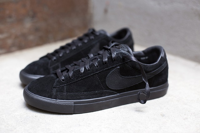 Black COMME des GARCONS x Nike Blazer Low Premium CDG SP PEROU