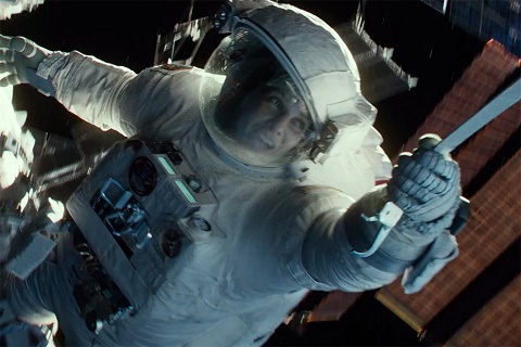 Сандра Буллок один на один с космосом в первом трейлере «Гравитации»