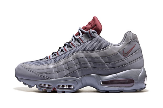 Кроссовки Nike Air Max 95 Cool Grey/Team Red JD Sports Exclusive