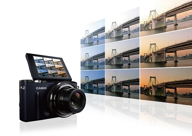Компактная камера Casio EXILIM EX-10 предлагает опцию двойного брекетинга