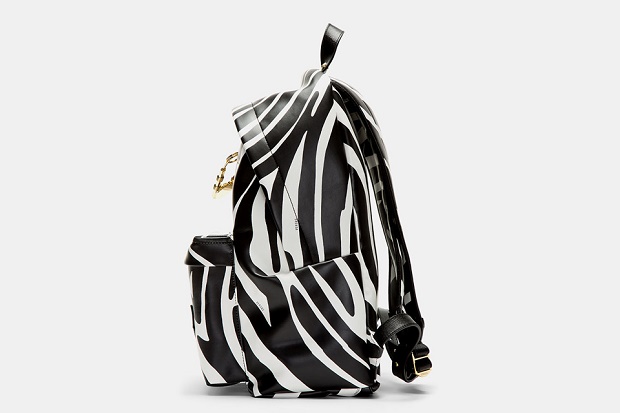 Рюкзак Versus Versace Black Zebra Print Safety Pin