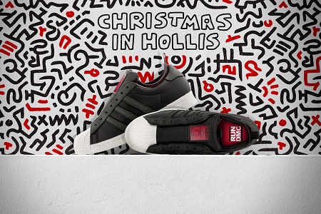 Кроссовки Run-D.M.C. x Keith Haring x adidas Originals Superstar 80s “Christmas in Hollis”