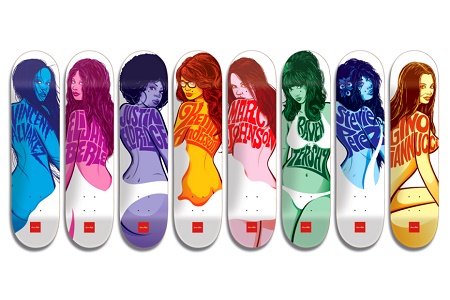 Серия скейтбордов “Chocolate Girls” от Todd Bratrud x Chocolate Skateboards