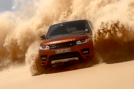 Range Rover Sport установил "песчаный" рекорд