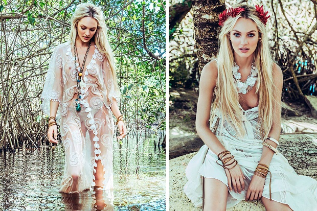Кэндис Свейнпол для журнала Vogue Brazil Январь 2014