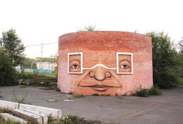 Уличный художник Никита Номерц