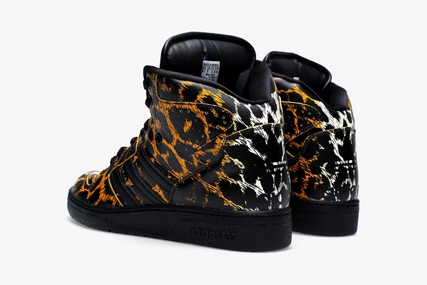 Кеды adidas Originals x Jeremy Scott Instinct Hi “Leopard”