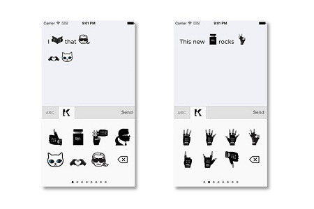Приложение emotiKarl: новые emoji от Карла Лагерфельда