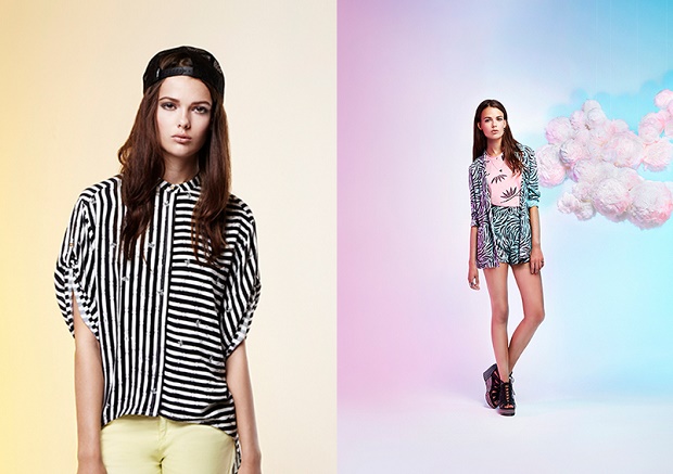 Лукбук коллекции одежды марки 55DSL Весна/Лето 2014