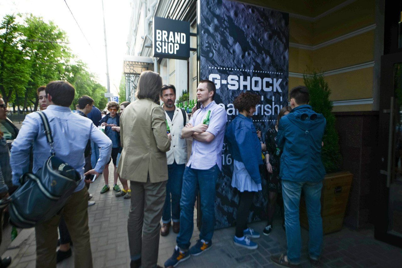 Фотоотчет с прошедшей вечеринки G-SHOCK и maharishi в Brandshop