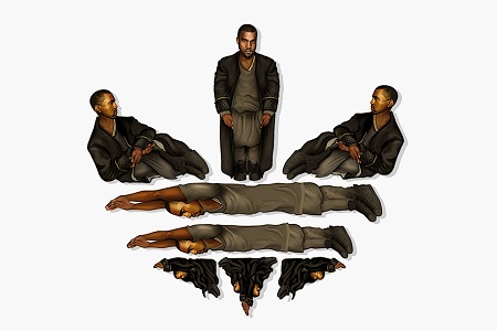 Логотип Kanye West x adidas от Майка Фредерико