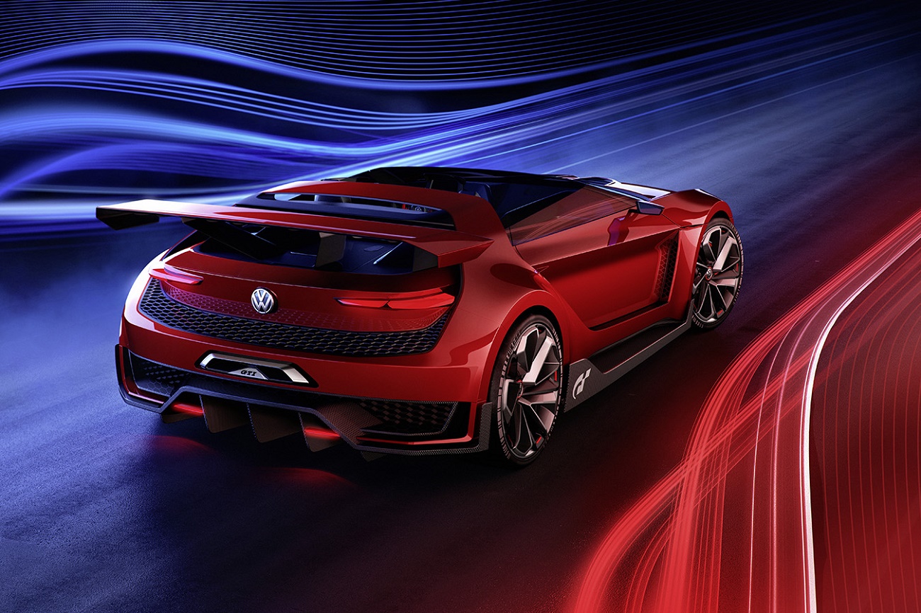 VW рассекретил GTI Roadster Vision Gran Turismo