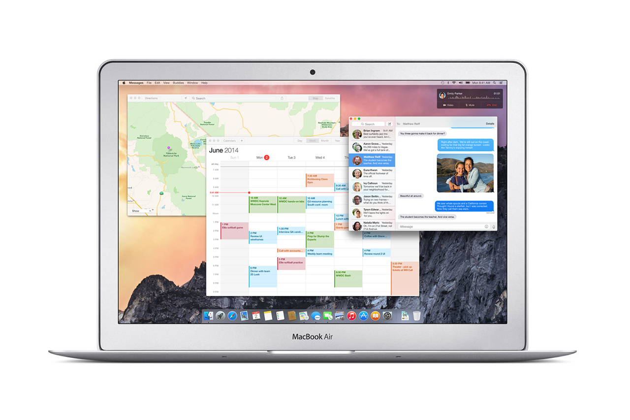 Apple показала Mac OS X 10.10 Yosemite
