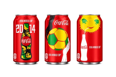 Coca-Cola разработала дизайн банки к чемпионату мира по футболу
