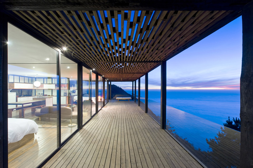 Дом Casa Till с видом на залив в Чили