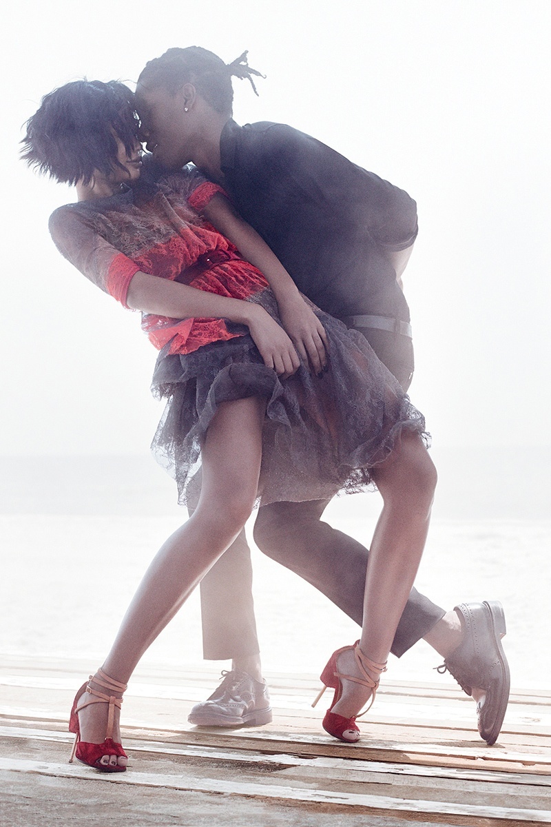 A$AP Rocky и Шанель Иман снялись для Vogue