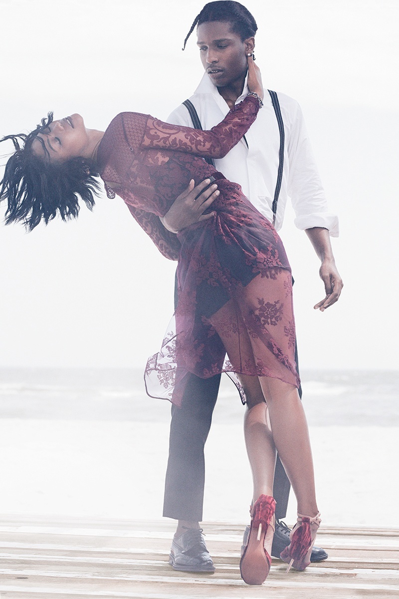 A$AP Rocky и Шанель Иман снялись для Vogue