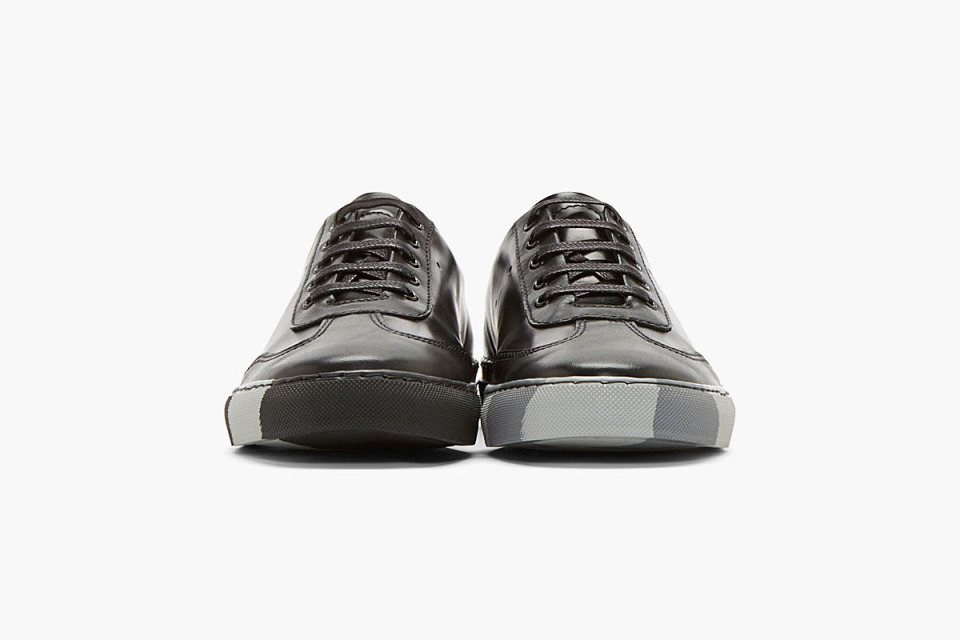 Кеды COMME des GARÇONS SHIRT Leather “Black & Grey Camo”