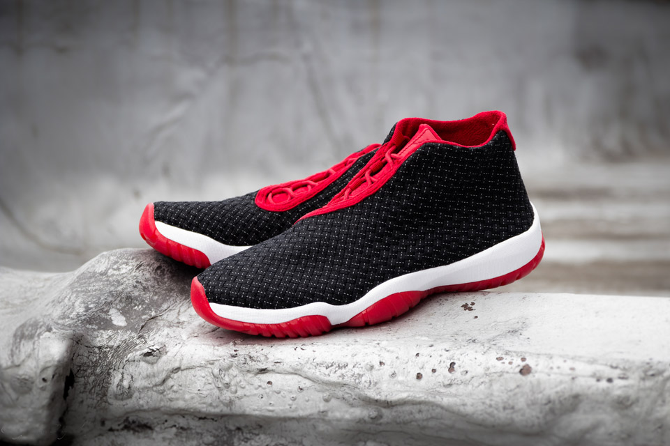 jordan future red black