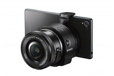 Аксессуар Sony ILCE-QX1 превратит смартфон в фотоаппарат
