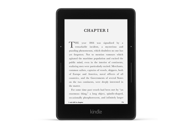Amazon представила новый ридер Kindle Voyage