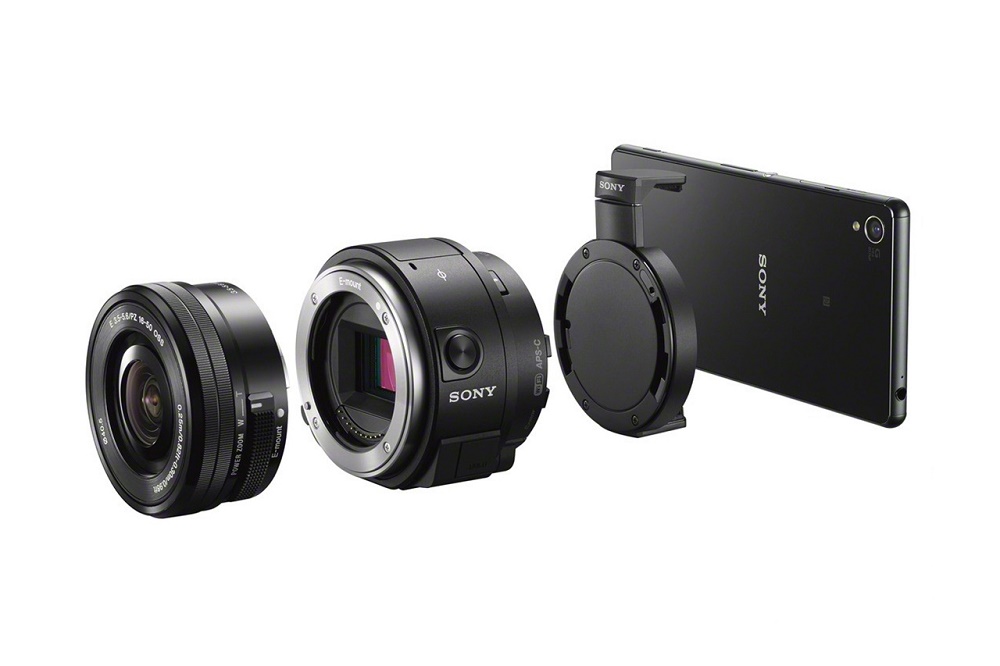 Sony обновила линейку камер-объективов моделями QX1 и QX30