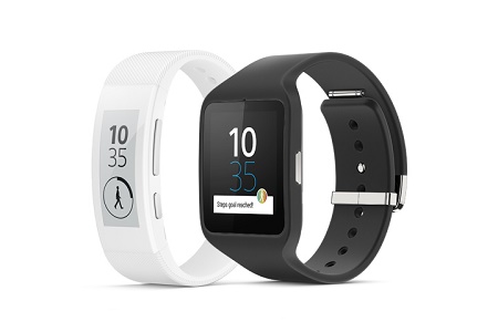 Sony представила часы Smartwatch 3 и браслет SmartBand Talk