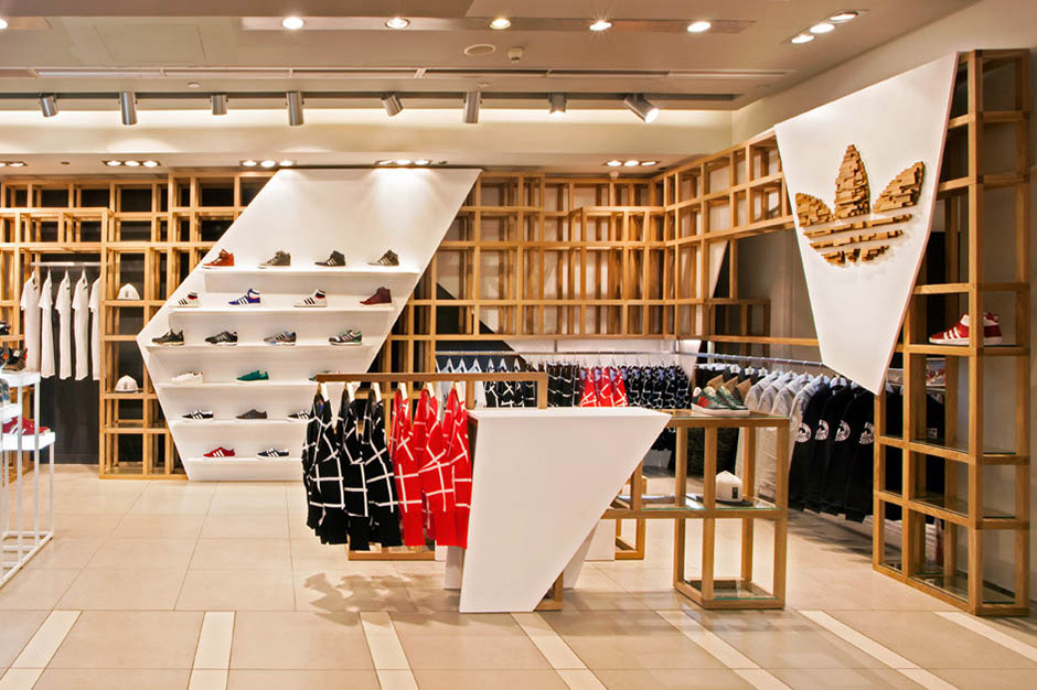 Флагманский магазин adidas Originals от ONOMA Architects