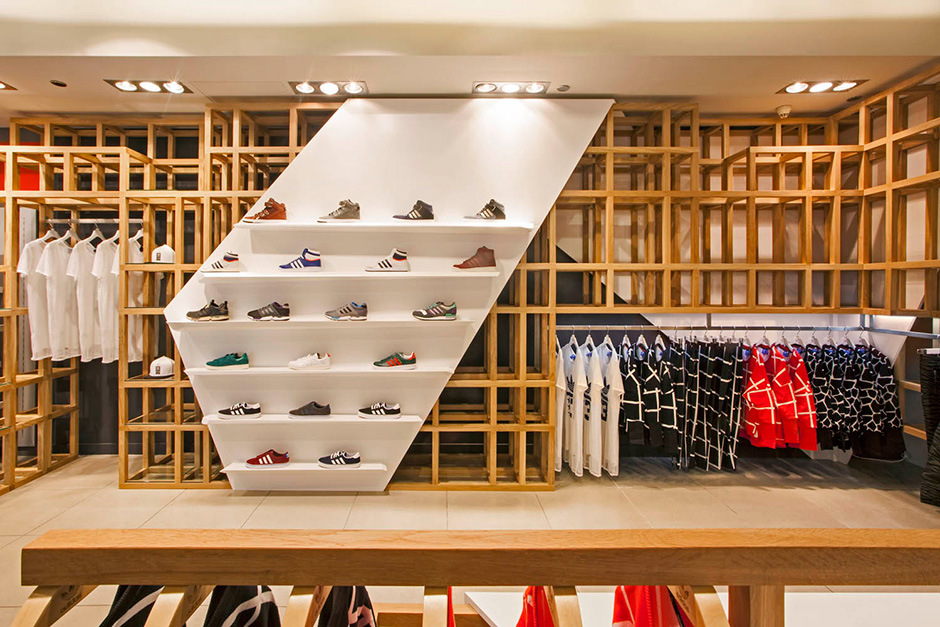 Флагманский магазин adidas Originals от ONOMA Architects