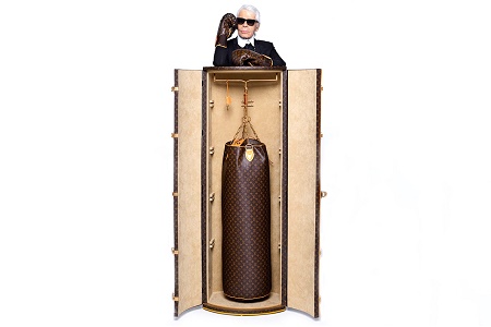 Карл Лагерфельд создал для Louis Vuitton боксерскую грушу