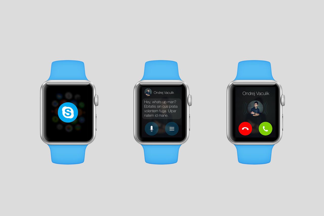 Концепт: популярные приложения для Apple Watch