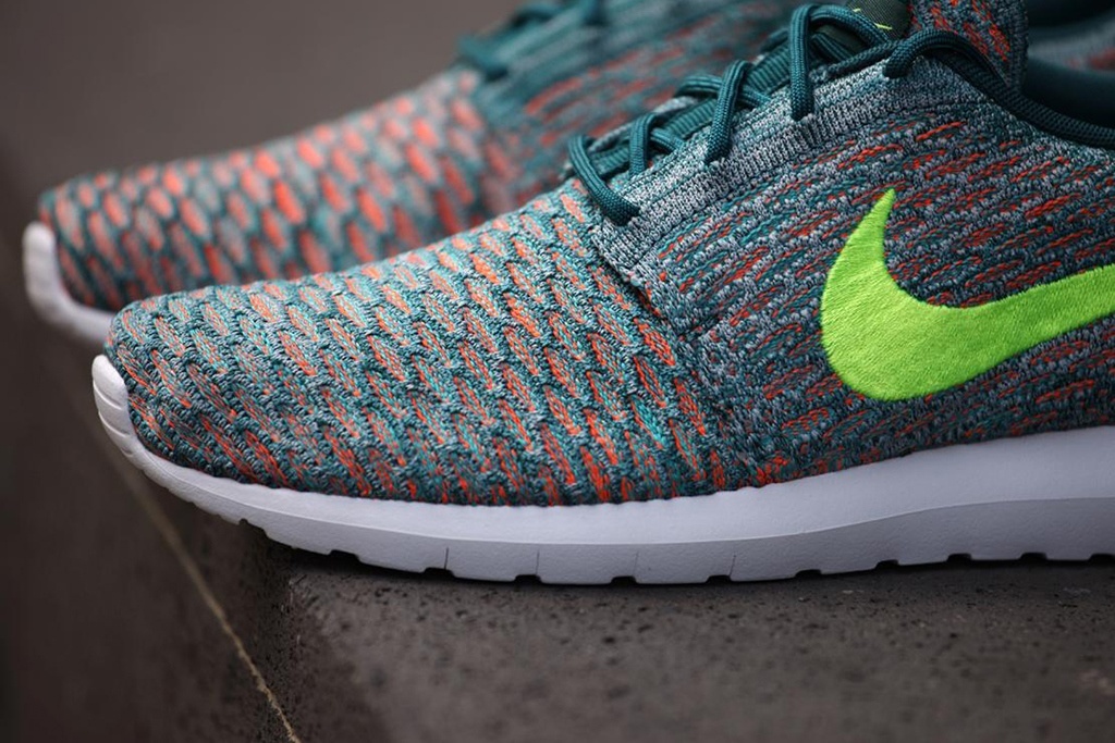 Кроссовки Nike Flyknit Roshe Run “Mineral Teal”