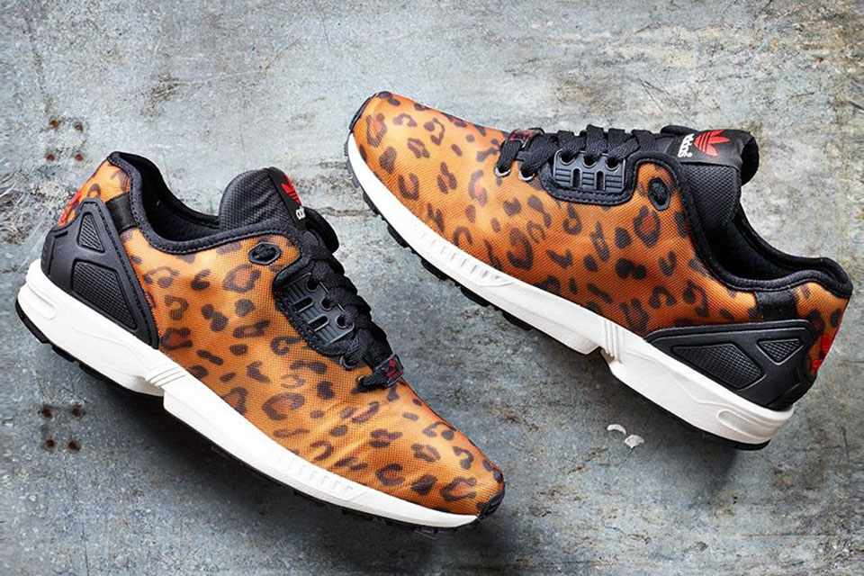 Adidas flux cheap leopard