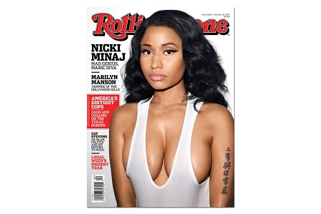 Ники Минаж на обложке свежего номера издания Rolling Stone Январь 2015