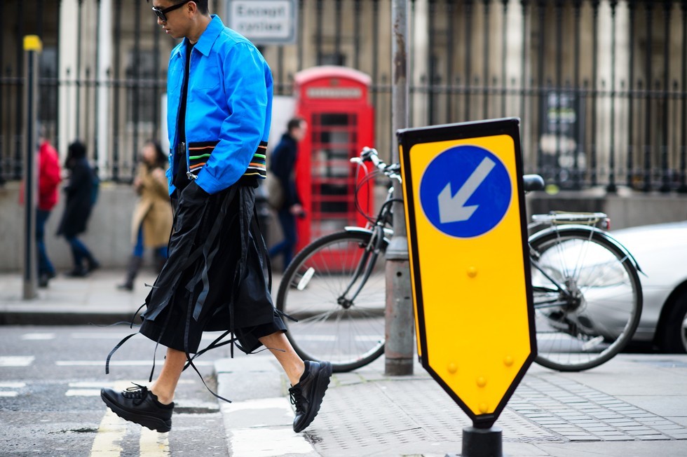 Уличный стиль: Неделя мужской моды в Лондоне Осень/Зима 2015. Часть I