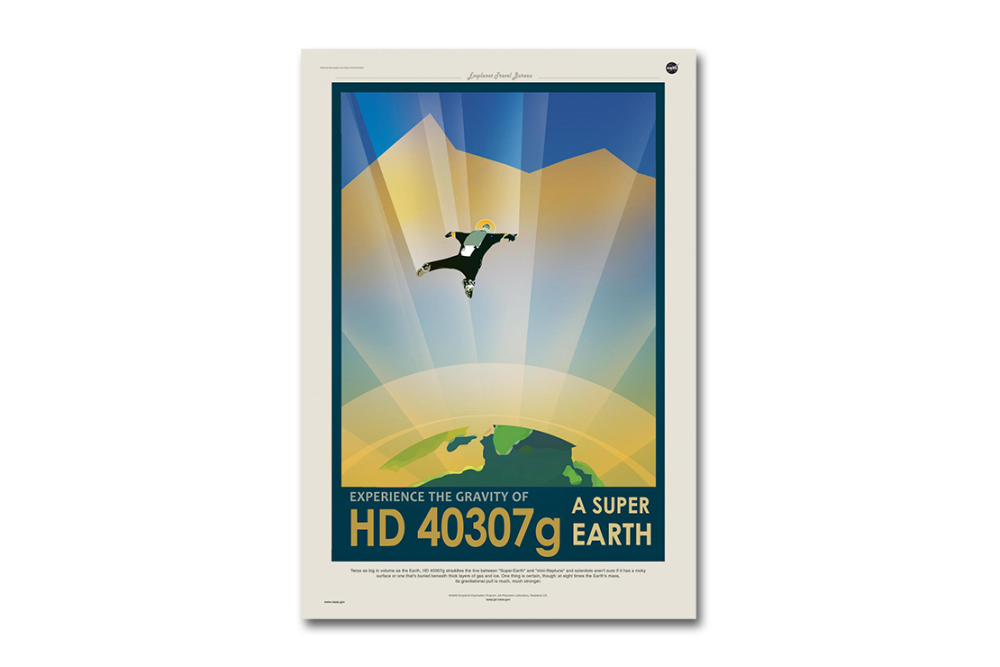 Винтажные постеры НАСА рекламируют космический туризм