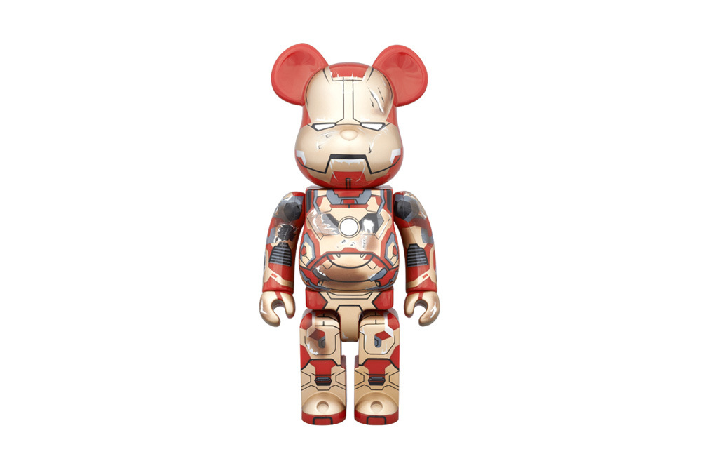 Фигурки Marvel x Medicom Toy Iron Man MARK XLII 400% и 100% Bearbrick "Final Attack"