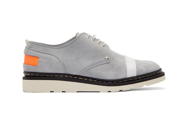Обувь OAMC x Ateliers Heschung Grey Suede Contrast Derby