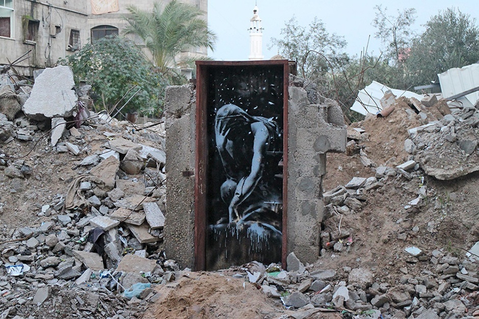 Бэнкси нарисовал граффити в секторе Газа