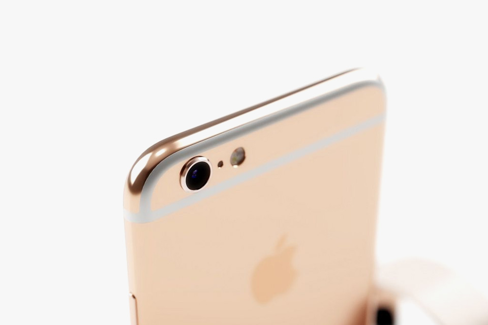 Концепт iPhone 6s в корпусе из розового золота