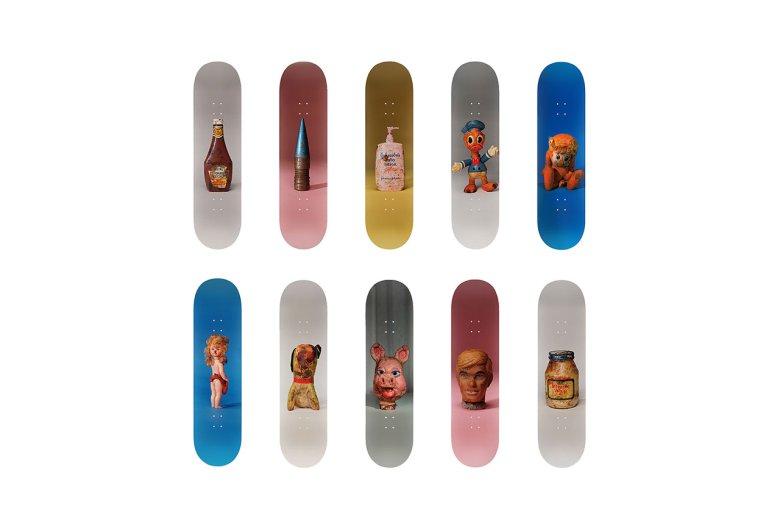 Пол Маккарти представил дизайнерскую коллекцию скейтбордов для Charity